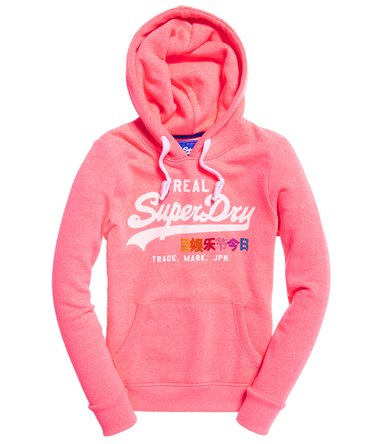 Vintage Logo Rhinestone Hoodie Image 2