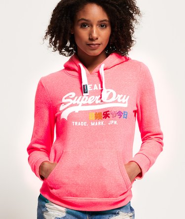 Vintage Logo Rhinestone Hoodie Image 5