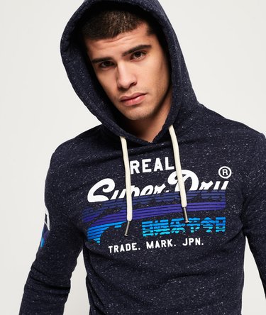 Sudadera ligera con capucha y logo Vintage Cali Horizon Image 5