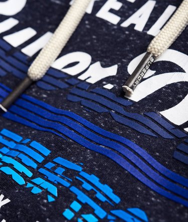 Sudadera ligera con capucha y logo Vintage Cali Horizon Image 7