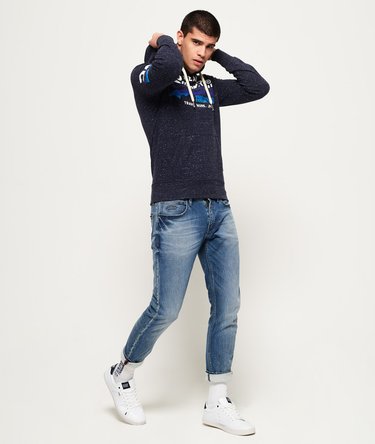 Sudadera ligera con capucha y logo Vintage Cali Horizon Image 3