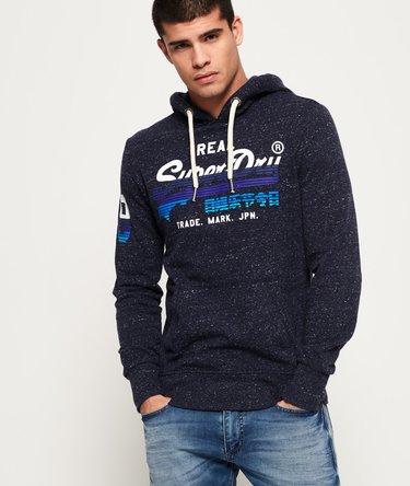 Sudadera ligera con capucha y logo Vintage Cali Horizon Image 1
