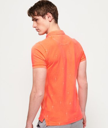 Classic Bermuda All Over Print Pique Polo Shirt Image 4