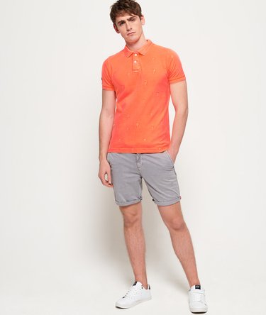Classic Bermuda All Over Print Pique Polo Shirt Image 3