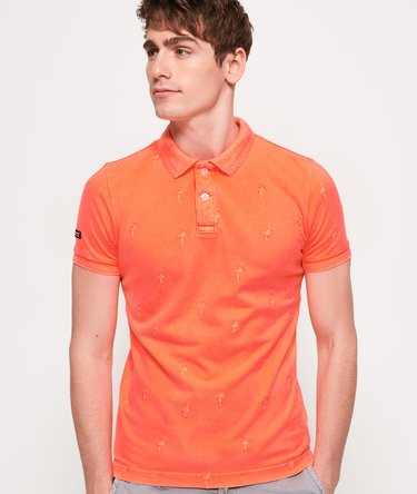 Classic Bermuda All Over Print Pique Polo Shirt Image 1