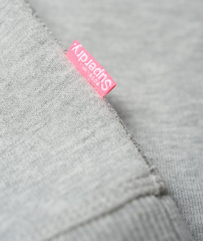 Pull à Capuche Superdry Gris Pour Femme - Taille UK 8, Coton Mélangé, Occasion En Très Bon état