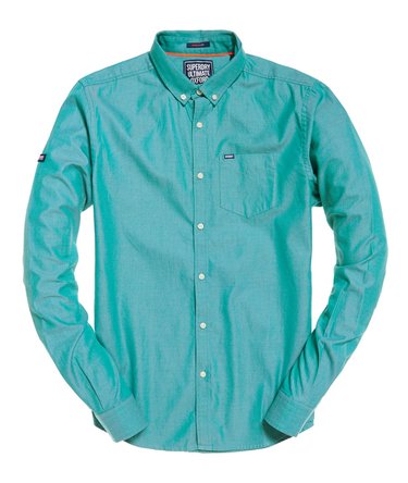 Ultimate Pinpont Oxford långärmad button down skjorta Image 2