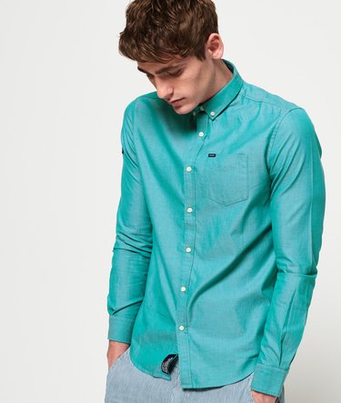Ultimate Pinpont Oxford långärmad button down skjorta Image 1