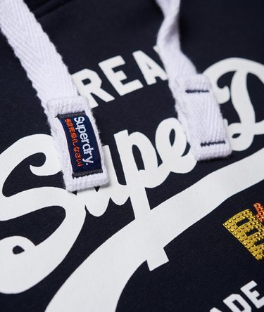 Sudadera con capucha y logo con strass Vintage Image 7