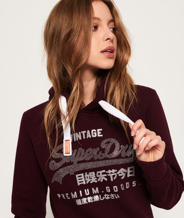 Premium Goods Rhinestone Hoodie Image 5
