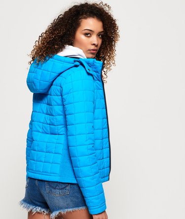 Hooded Box Quilt Fuji Jacket Image 4