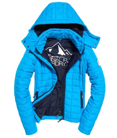 Hooded Box Quilt Fuji Jacket Image 2