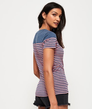 T-shirt marinière de couleur vive Image 4