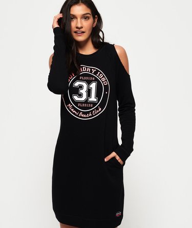 Miami Cold Shoulder Sweat Dress Image 1
