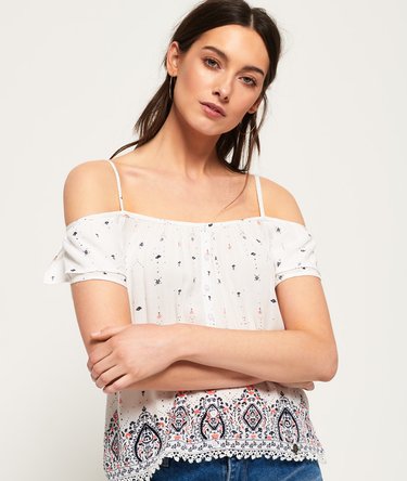 Peekaboo geborduurde top Image 5