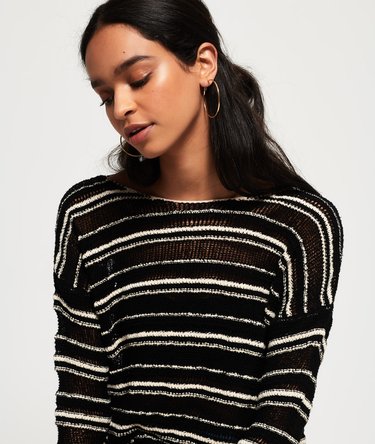 Evie Textured Slouch Knit Jumper Image 5
