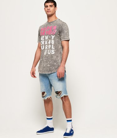 Surplus Goods Longline Graphic T-Shirt Image 3