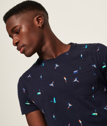 Lite Pocket T-shirt met all-over print Image 5