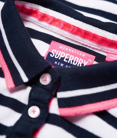 Pacific Stripe Polo Shirt Image 6
