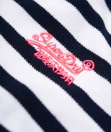 Pacific Stripe Polo Shirt Image 7