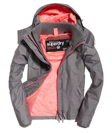 Techincal Hooded Pop Zip SD-Windcheater Image 2