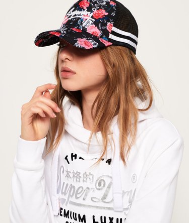 Gorra Trucker con rayas a los lados Image 1