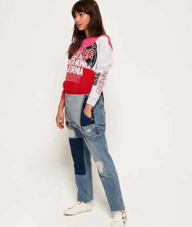 Skater Sweatshirt mit Farbblock-Design Image 3