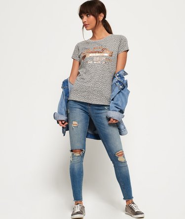 T-shirt Vintage Logo Burn Out Image 3