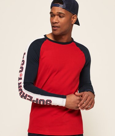 Retro Stripe Raglan T-Shirt Image 1