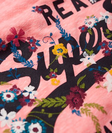 T-shirt Logo Vintage brodé en relief Image 7