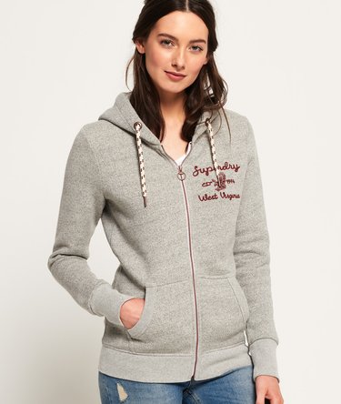 Rylee Embroidered Zip Hoodie Image 5