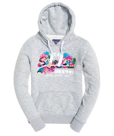 Vintage Logo Tropical Hoodie Image 2