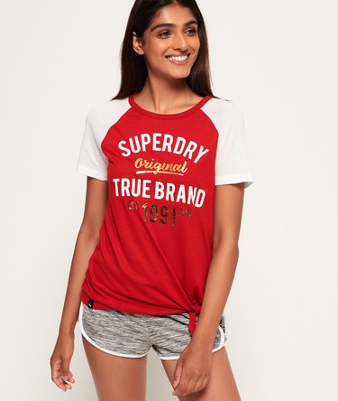 Wiązany z przodu T-shirt LA Image 1