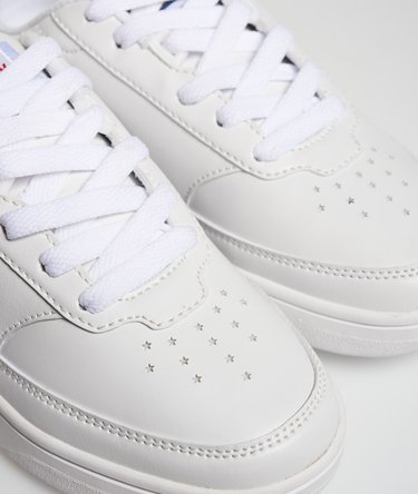 Retro Court Trainers Image 4