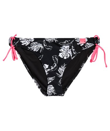 Braga de bikini de tiras con estampado de hoja de plátano Image 2