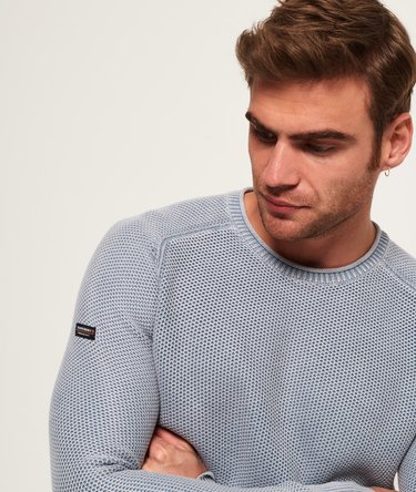 Garment Dye L.A. Textured Crew Jumper Image 5