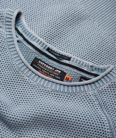Garment Dye L.A. Textured Crew Jumper Image 6