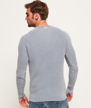 Garment Dye L.A. Textured Crew Jumper Image 4