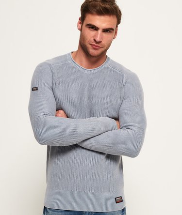 Garment Dye L.A. Textured Crew Jumper Image 1