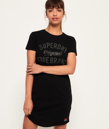 Slim Embellished T-Shirt Dress Image 1