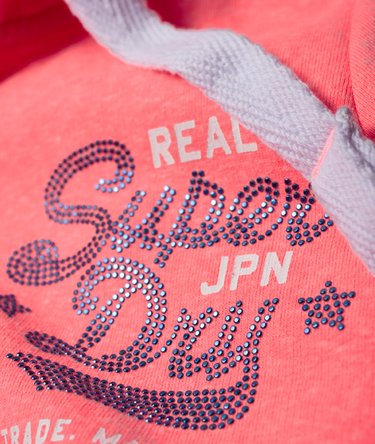 Real Vintage Rhinestone Zip Hoodie Image 7