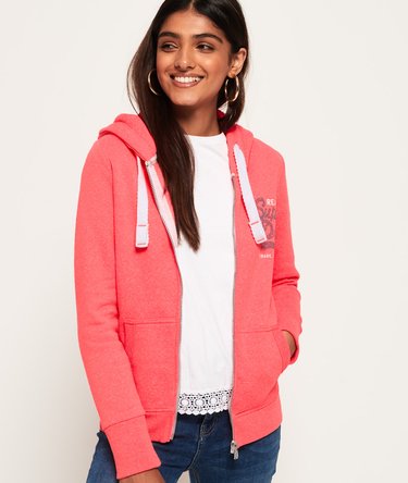 Real Vintage Rhinestone Zip Hoodie Image 1