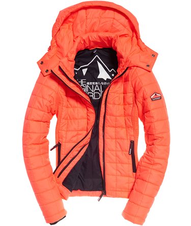 Hooded Box Quilt Fuji Jacket Image 1