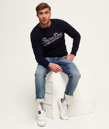 Vintage Logo Duo Crew Jumper Image 3