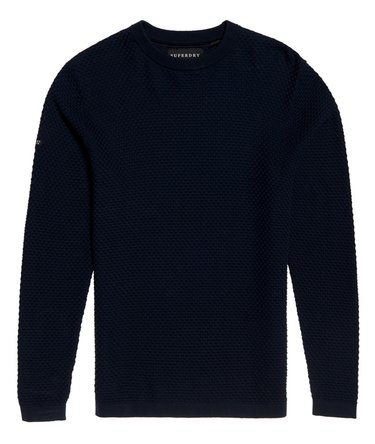 Premium Textured Pima Crew Neck Jumper Image 2