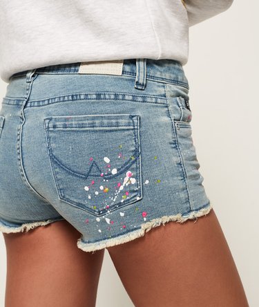 Denim Hot Shorts Image 4