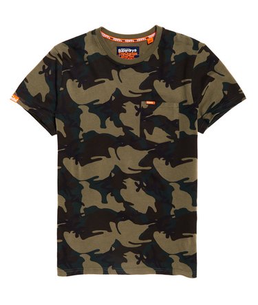 Orange Label Camo Pocket T-Shirt Image 1