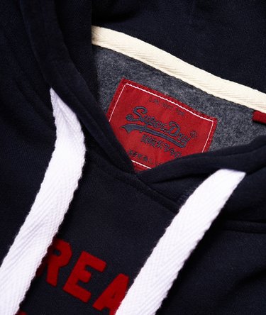 Vintage Logo Hoodie mit geflockter Logoprägung Image 7