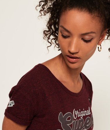 T-shirt coupe boyfriend slim Faye Script Image 5