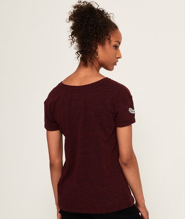 T-shirt coupe boyfriend slim Faye Script Image 4